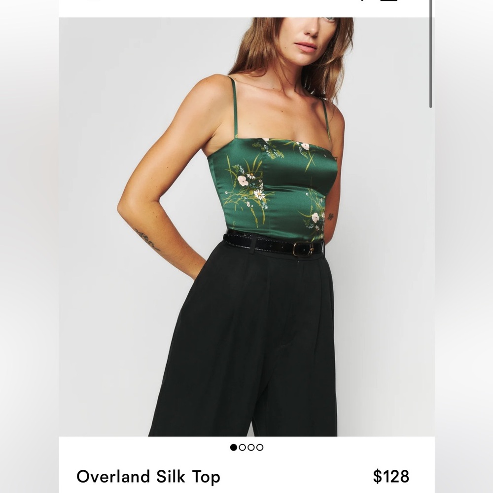 Silk top size 6 worn once